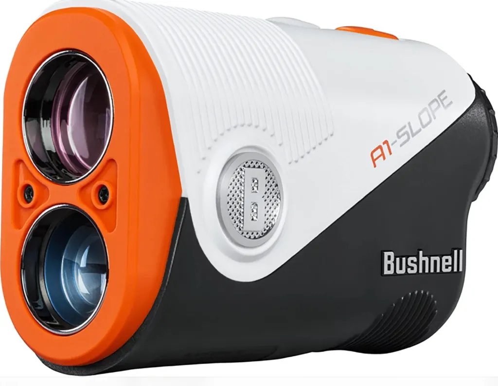 Bushnell Range Finder | A1 Slope with sleeve | Black-Orange.webp