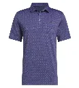 Adidas Mens Golf Shirt | Performance Textured Polo | Dual Indigo-Black.webp