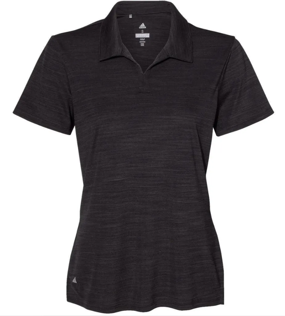 Adidas Womens Golf Shirt | Ultimate365 | Climacool Short Sleeve Polo | Black.webp
