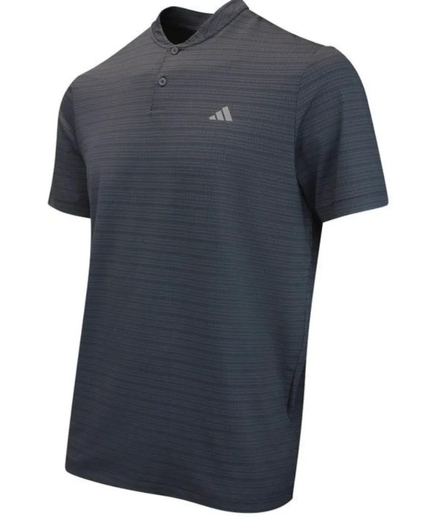 Adidas Mens Golf Shirt | Ultimate Polo Sport Collar | Carbon-Black.webp