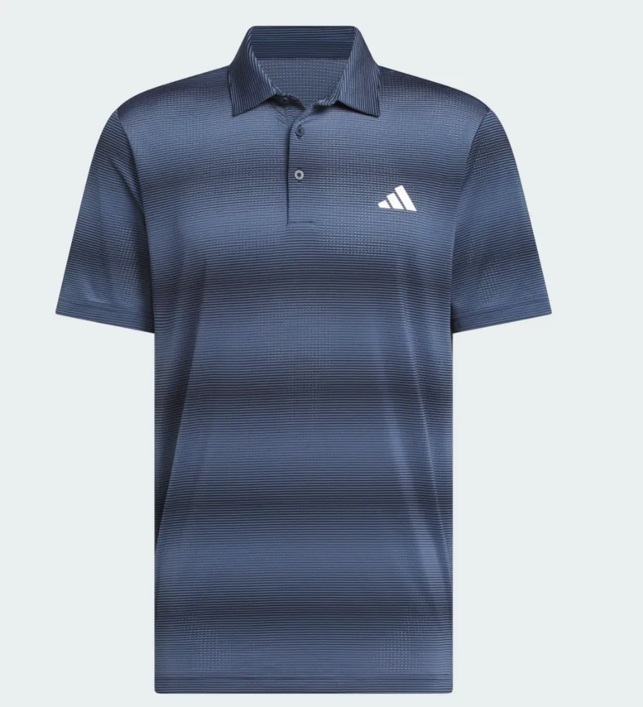 Adidas Mens Golf Shirt | Ultimate 365 Mesh Polo | Dual Indigo.webp