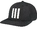 Adidas Golf Cap | Performance Tour 3 Stripe | Black,.webp