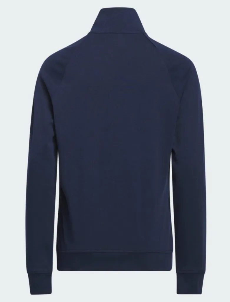 Adidas Junior Unisex Golf Midlayer | Quarter Zip | Collegiate Navy..webp