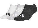 Adidas Golf Socks | No Show 3 Pack | White-Grey-Black.webp