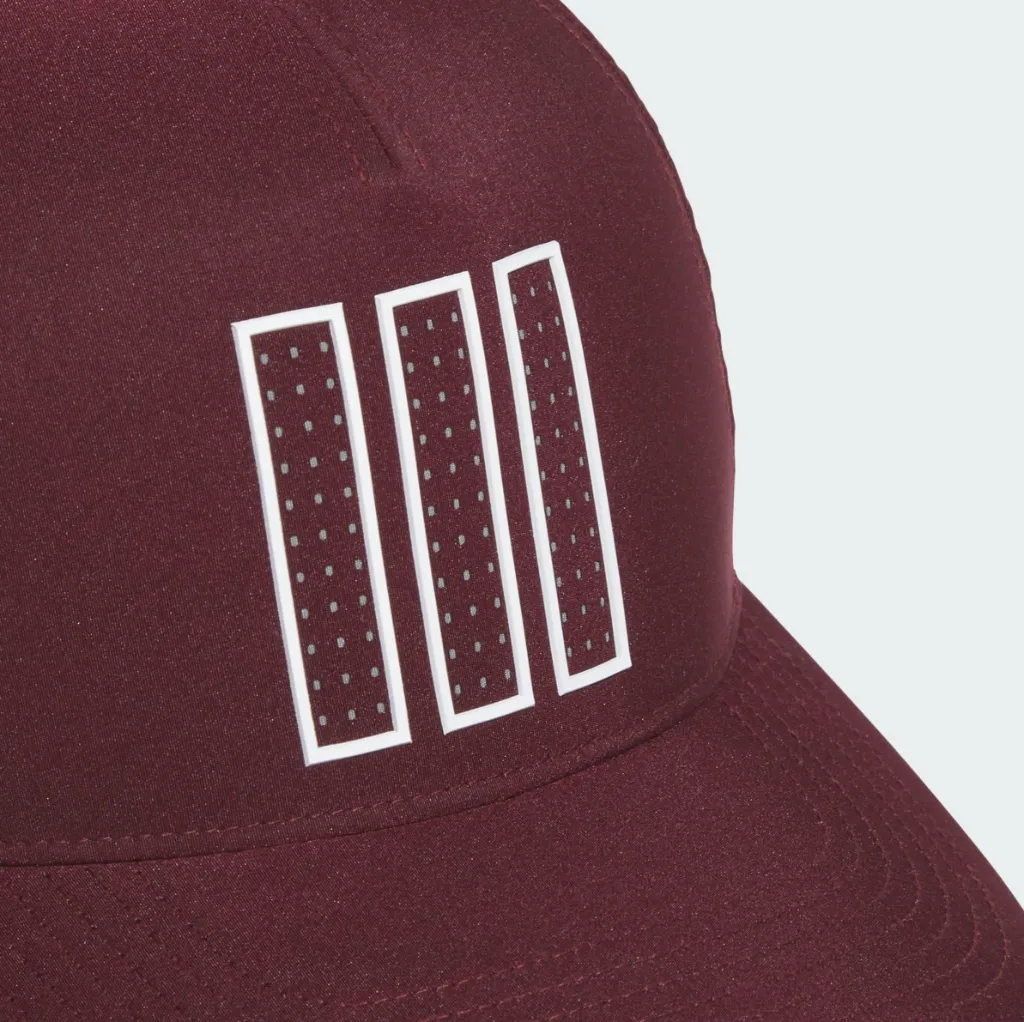Adidas Golf Cap | Tour 3 Stripe | Red.webp