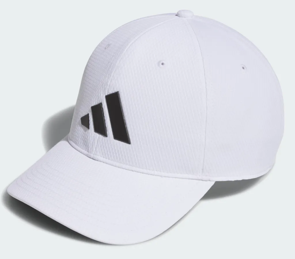 Adidas Mens Golf Cap | Tour Snapback | White.webp