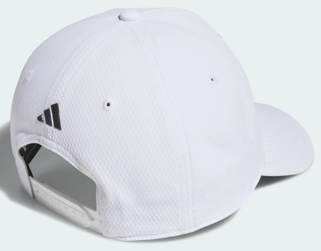 Adidas Mens Golf Cap | Tour Snapback | White..webp