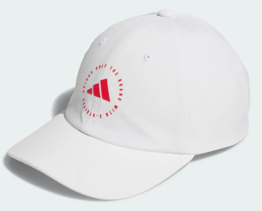 Adidas Womens Golf Cap | Performance Printed | White.webp