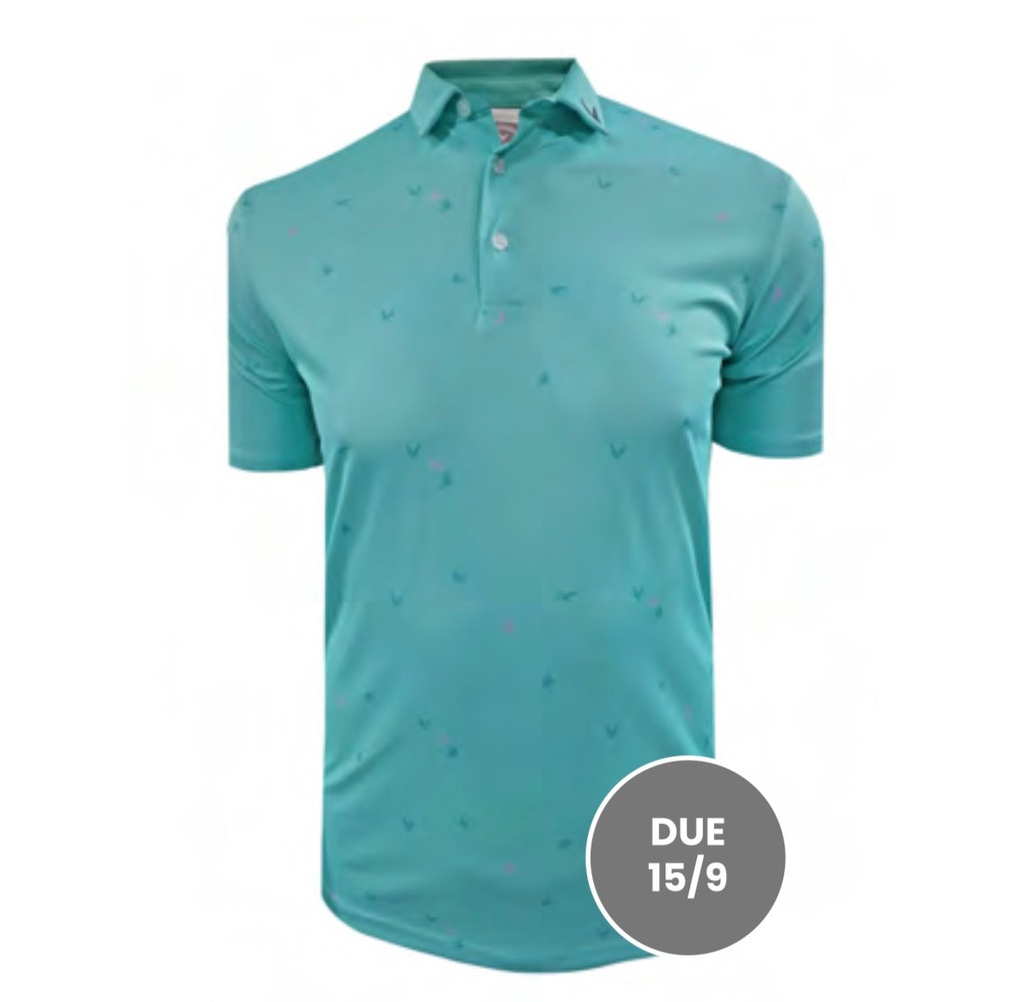 [2708965G-02] Callaway Mens Golf Shirt | Mint (M)
