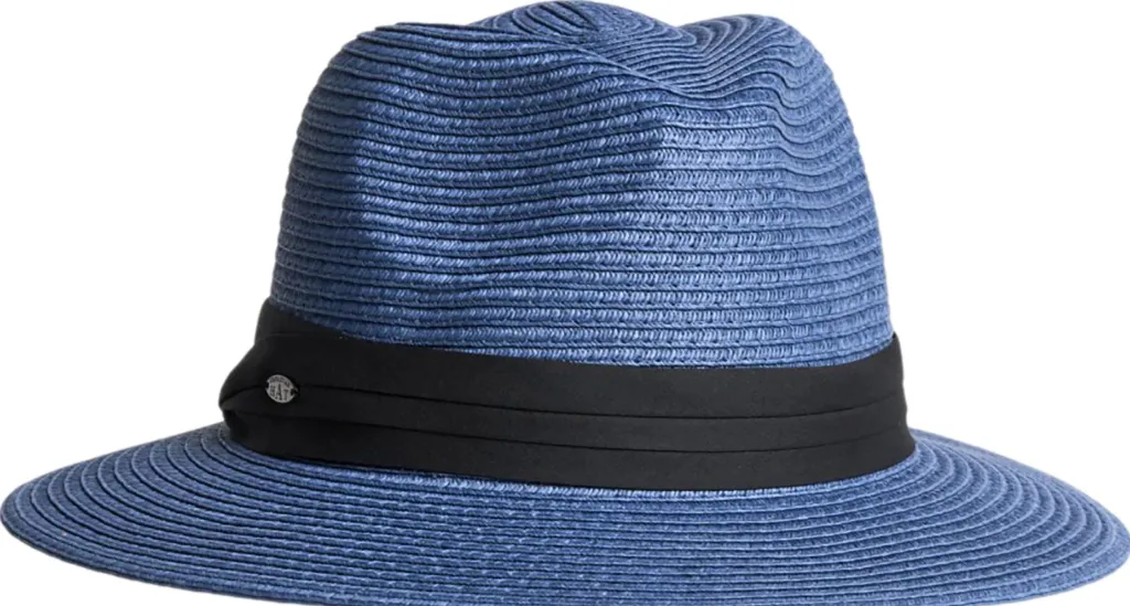 [ERV1090-1] 360Five Womens Fedora Hat | Olsen | Blue-Black