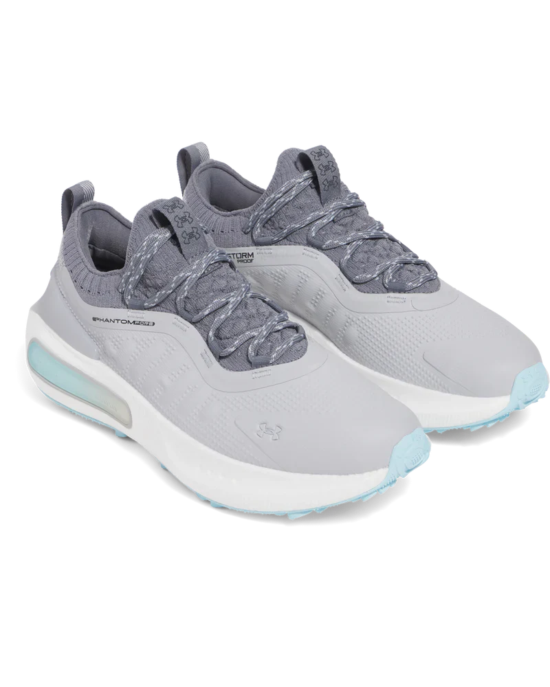 [3027876-011-3] Under Armour Mens Golf Shoes | Phantom Fore | Grey-Blue (UK9.5)