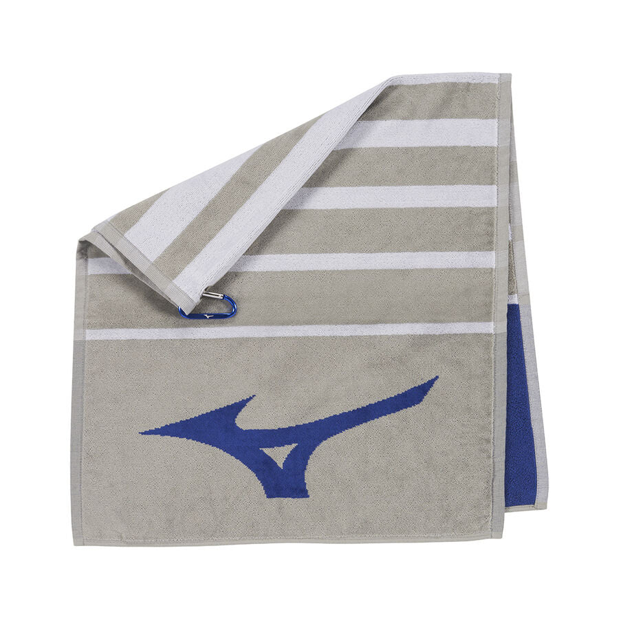 [TWT21RB3P-05-NS] Mizuno Golf Towel | Tour | Grey-Blue