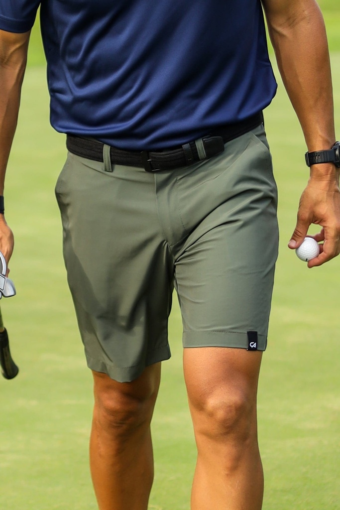 [SKUIQ295] Custom Apparel Mens Golf Shorts | Pure Motion | Fresh Olive (30)