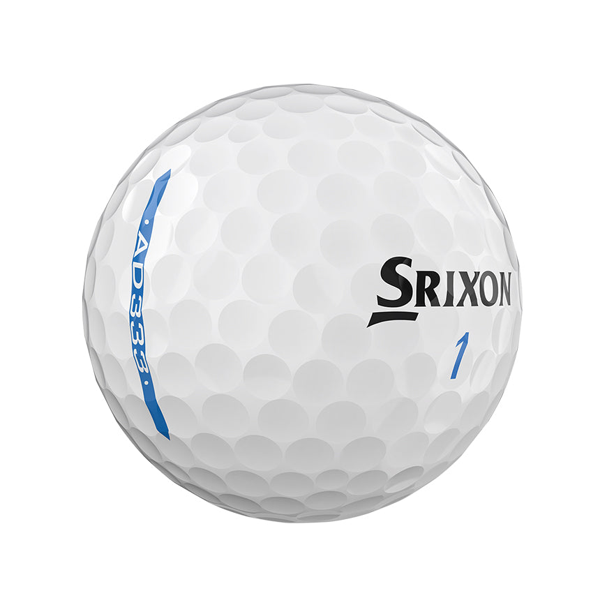 [SAD33301] Srixon Golf Balls | AD333 Golf Balls (White-Sleeve, 11)