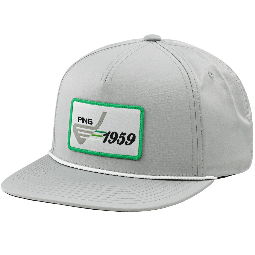[37273-102] Ping Mens Golf Cap | Mulligan | Grey