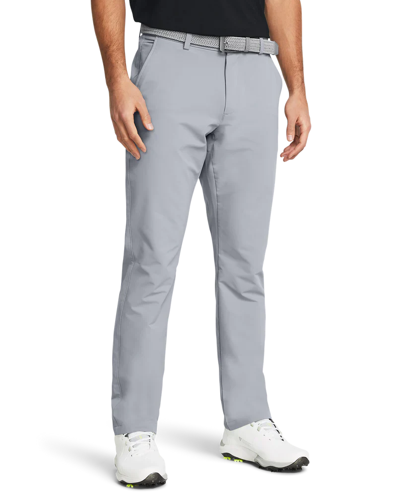 [1374606] Under Armour Mens Golf Pants | Tech Tapered | Dark Grey (30)