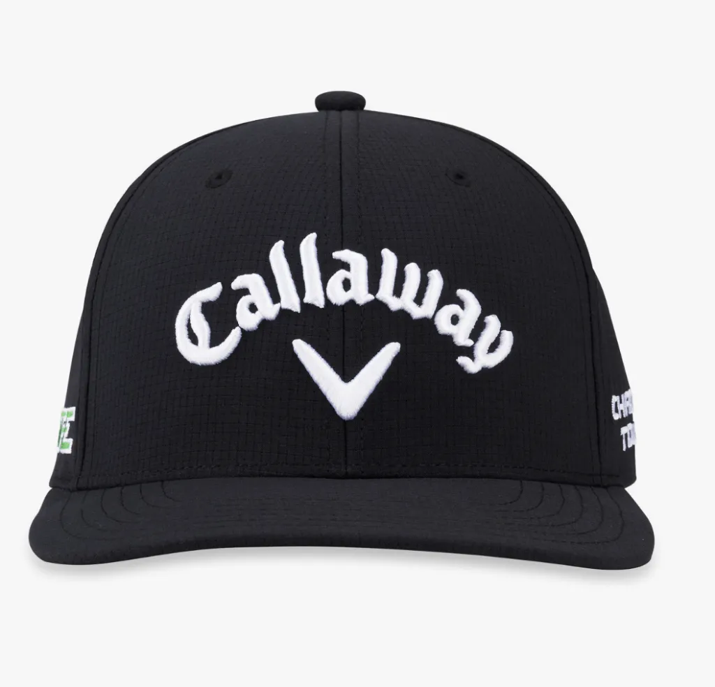 [A00559-B0074] Callaway Mens Golf Cap | TA Performance Pro 25 (Black)