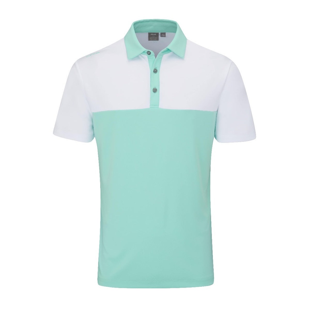 [20BOD-AB-S] Ping Mens Golf Shirts | Bodi Polo | Aruba Blue (S)
