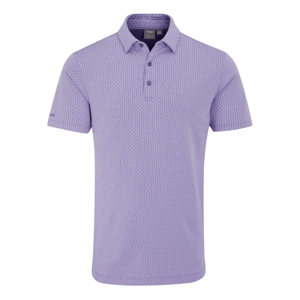 [20HER-PA-S] Ping Mens Golf Shirts | Hershel Polo | Purple Ash (S)