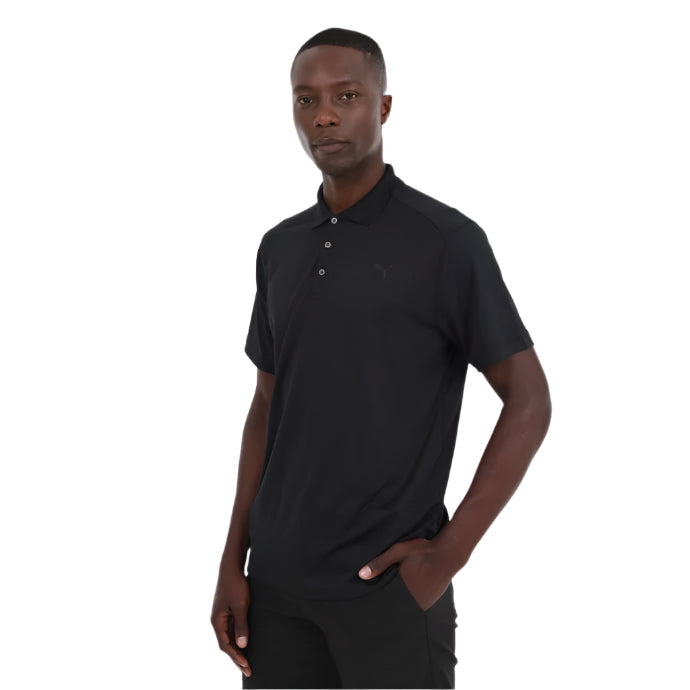 [SKUIQ103] Puma Mens Golf Shirt | MSS Pounce | Black (S)