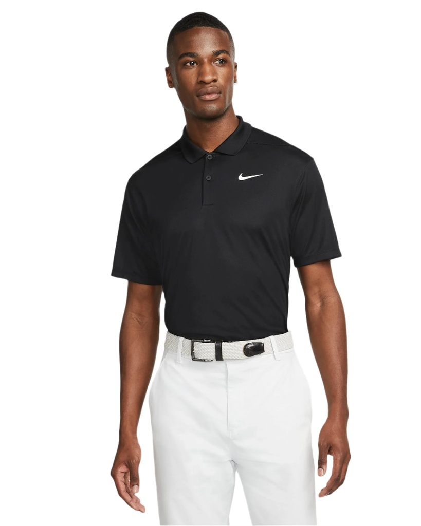 [DH082S] Nike Mens Golf Shirt | Victory Solid | Black (S)