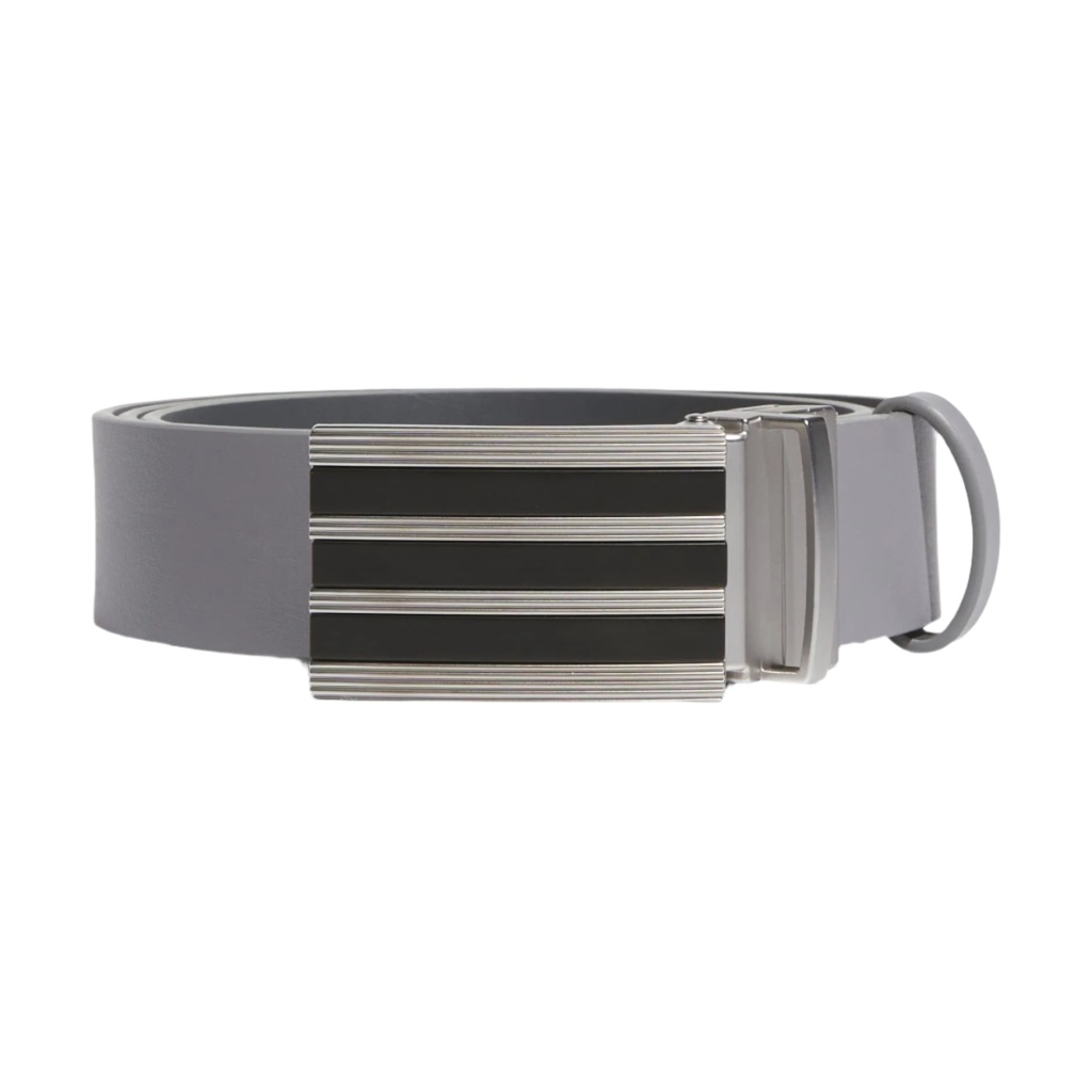 [JJ3848] Adidas Mens Golf Belt | Tour 3-Stripes | Grey