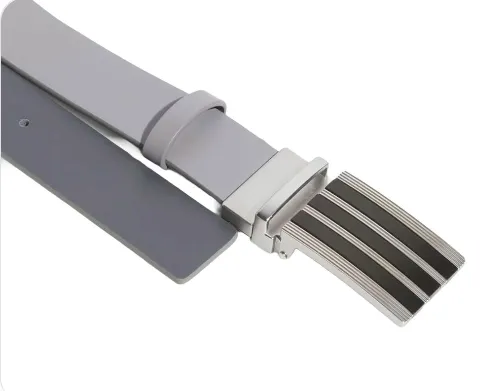 [JJ3848] Adidas Mens Golf Belt | Tour 3-Stripes | Grey