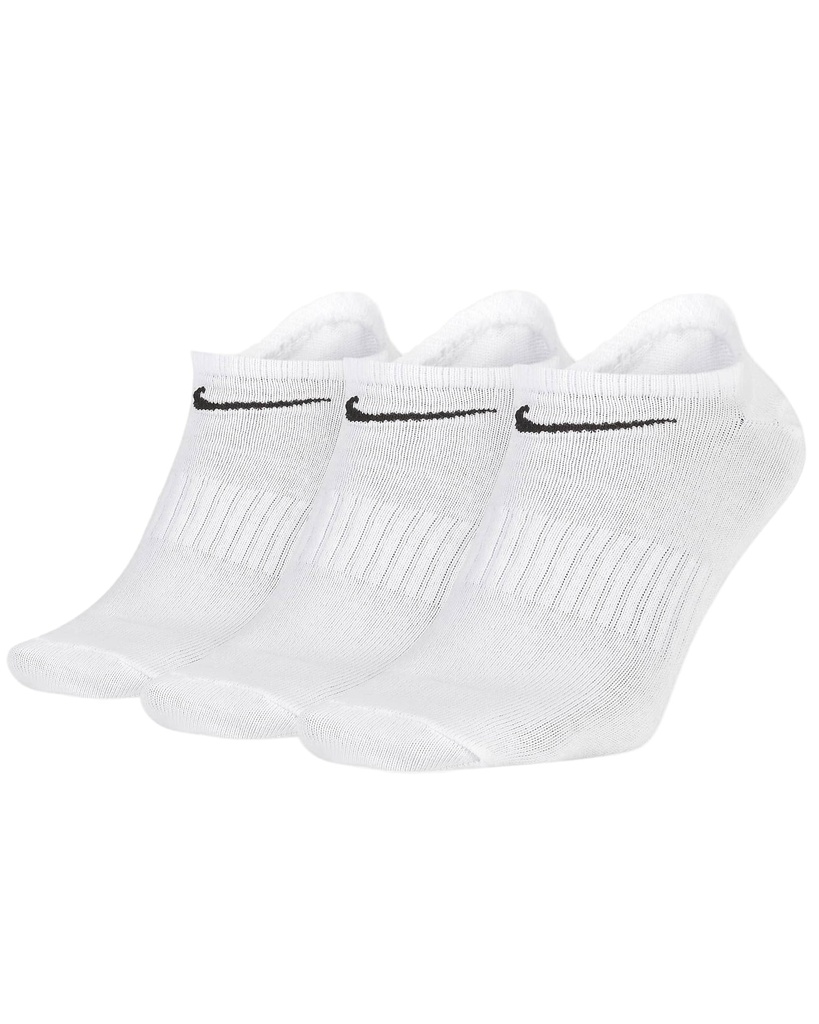 [SX7678-100] Nike Mens Socks | Everyday Lightweight | No Show | 3 Pack (S)