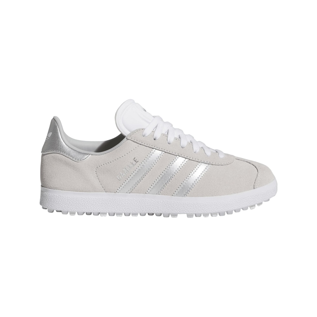 [JI39424] Adidas Womens Golf Shoes | Gazelle | White-Silver-Grey (UK4)