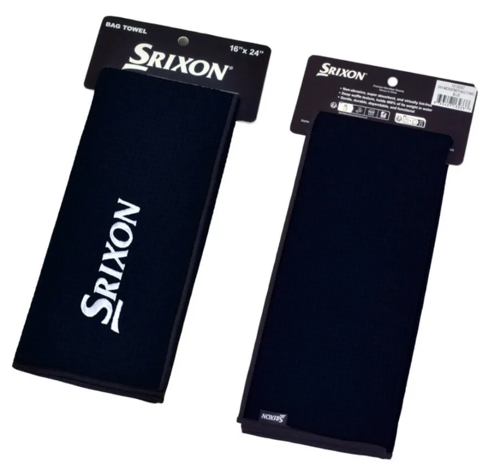 [12132344] Srixon Golf Towel | Tri-fold Black