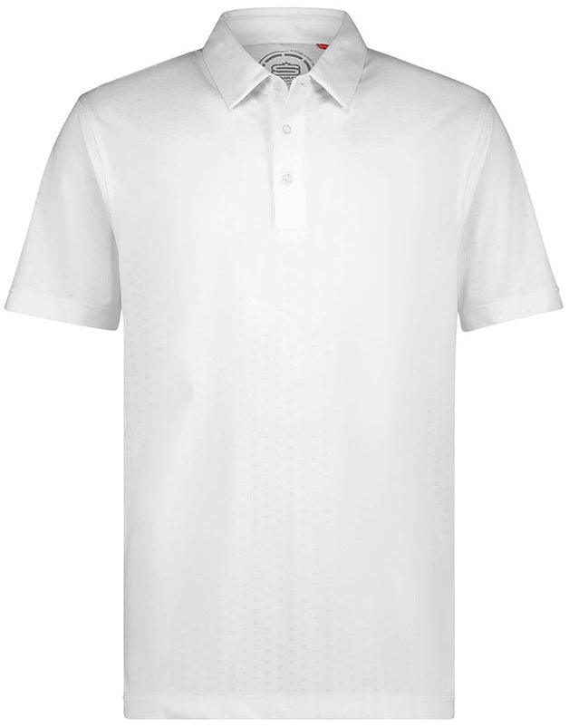 [SP239-C0074-S] Mens Aztec Melange Dry Tech Performance Golfer Polo Shirt 01 (S)