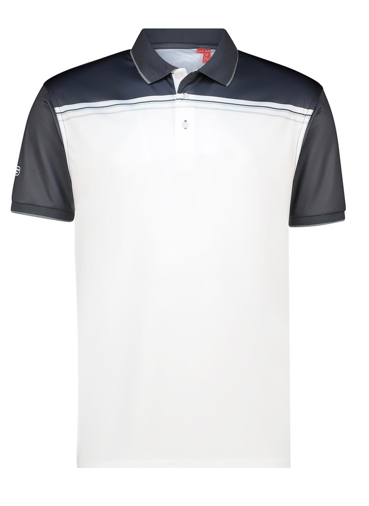[SP210-C0252-S] Mens Retro Dry Tech Performance Golfer Polo Shirt (S)