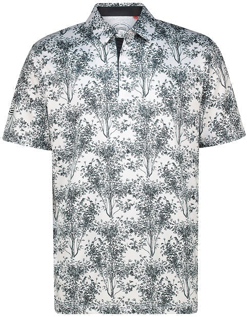 [SP259-C0227-L] Mens Leaf-ish Dry Tech Performance Golfer 65 (L)