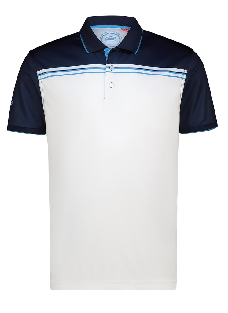[SP210-C0251-S] Swagg Mens Retro Dry Tech Performance Golfer Polo Shirt (S)