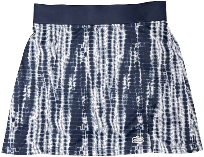 [PT926SK-C0251-30] Swagg Womens Shibori Printed Skorts - Short Skirt d3 (30)