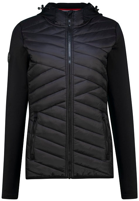 [JKTL083-C0004-S] Womens Tornado Hooded Hybrid Jacket (S)