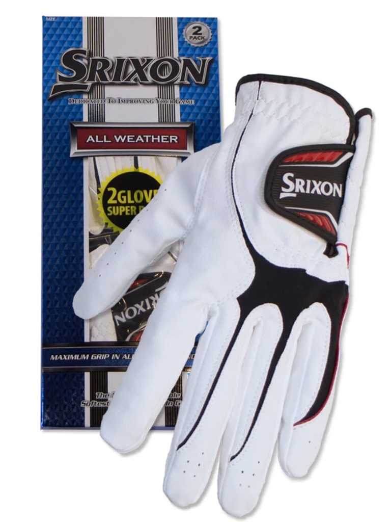 Srixon Mens Golf Gloves | All Weather | Super Pack