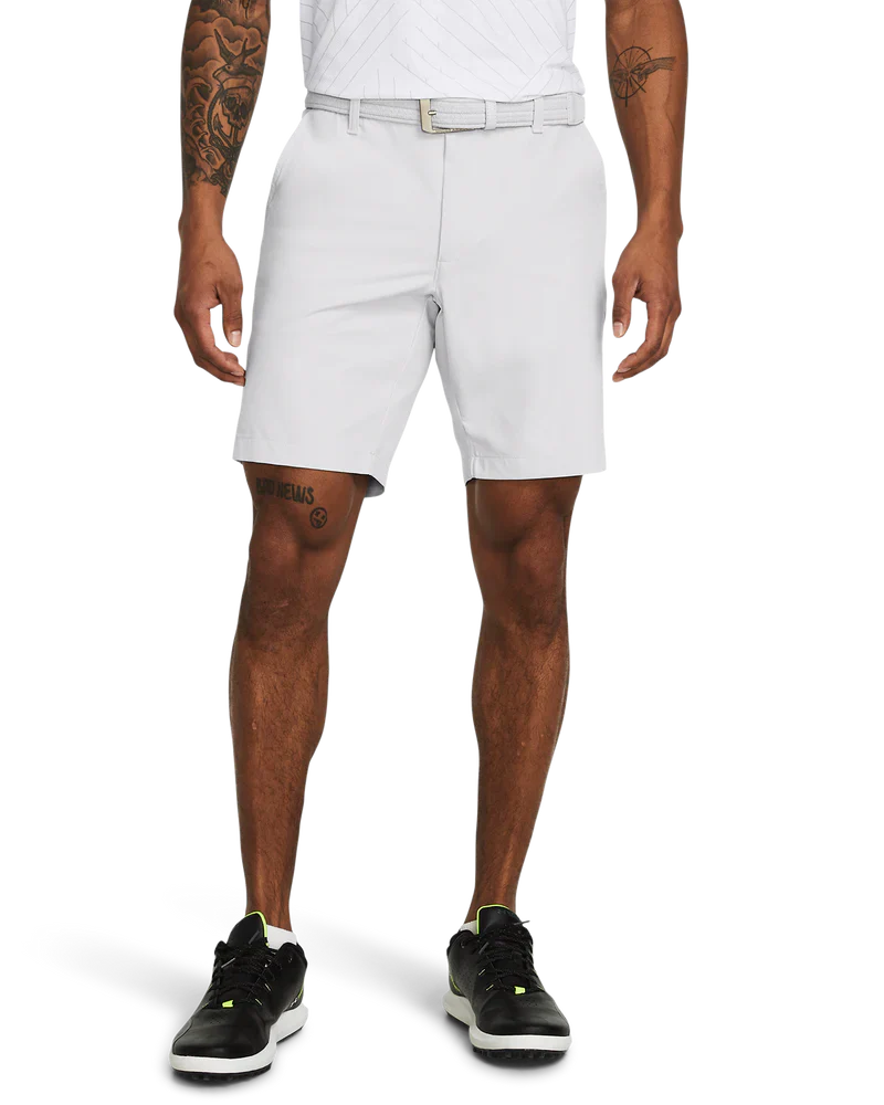 [1384467-014-32] Under Armour Mens Golf Shorts | Drive Taper | Halo Grey (32)