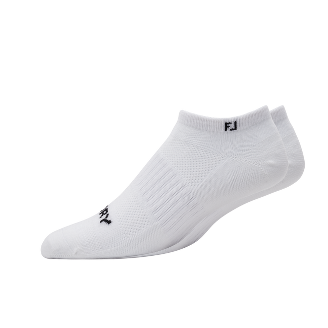 [18060] Footjoy Womens Golf Socks | ProDry Lightweight Ultra | Low Cut White