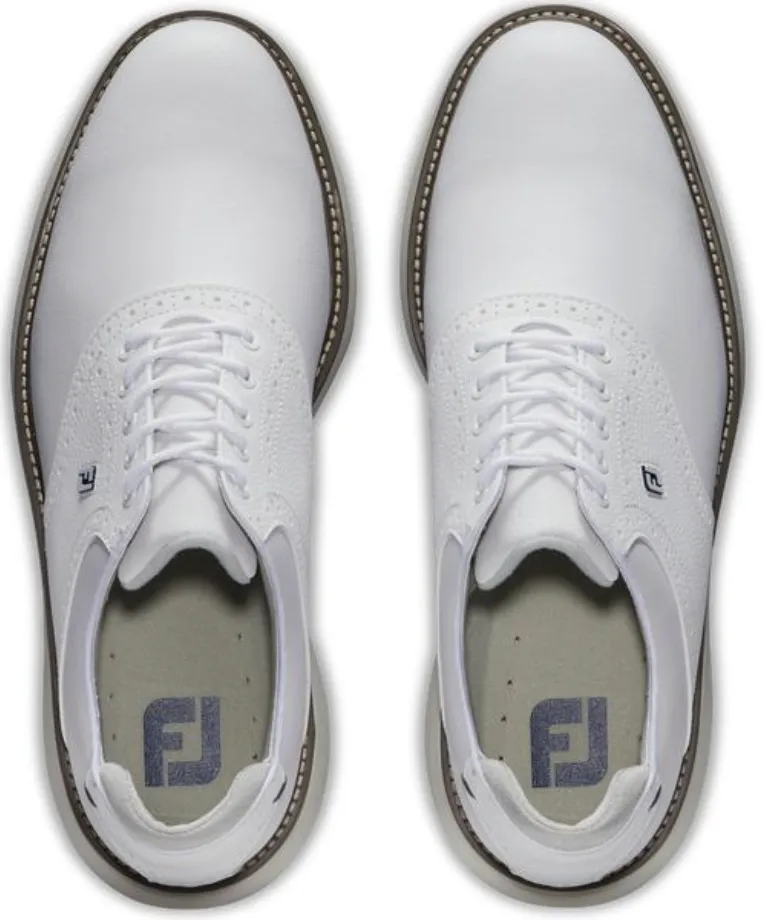 Footjoy Mens Golf Shoes | Traditions | White