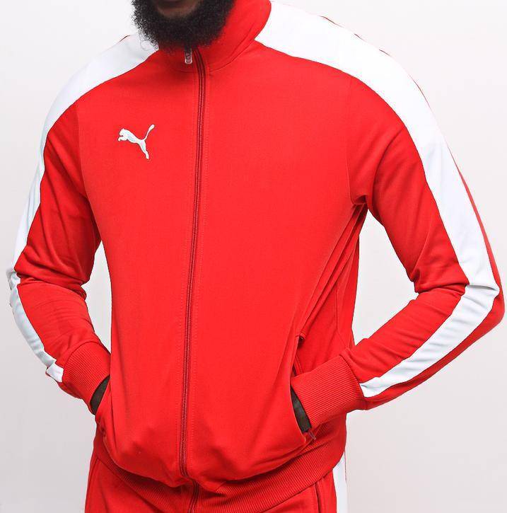 [70366303-L] MENS PUMA FOREVER FASTER  T7 JACKET - RED (L)