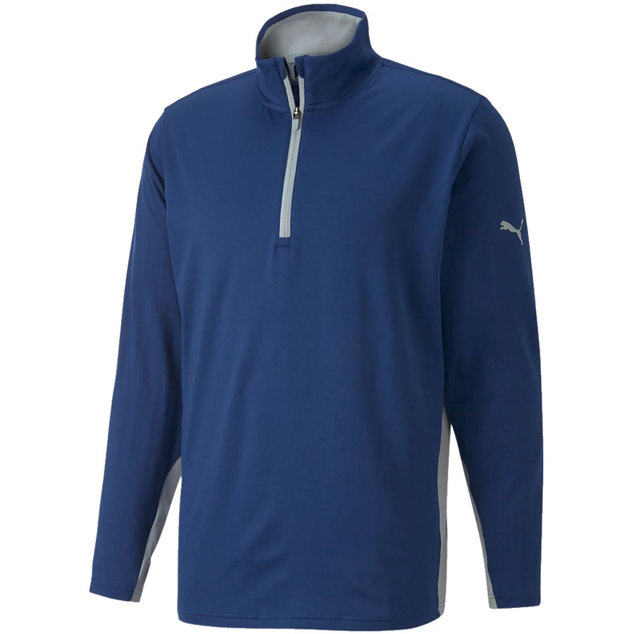 [53298511-S] MENS PUMA GAMER 1-4 ZIP JACKET - BLAZING BLUE (S)