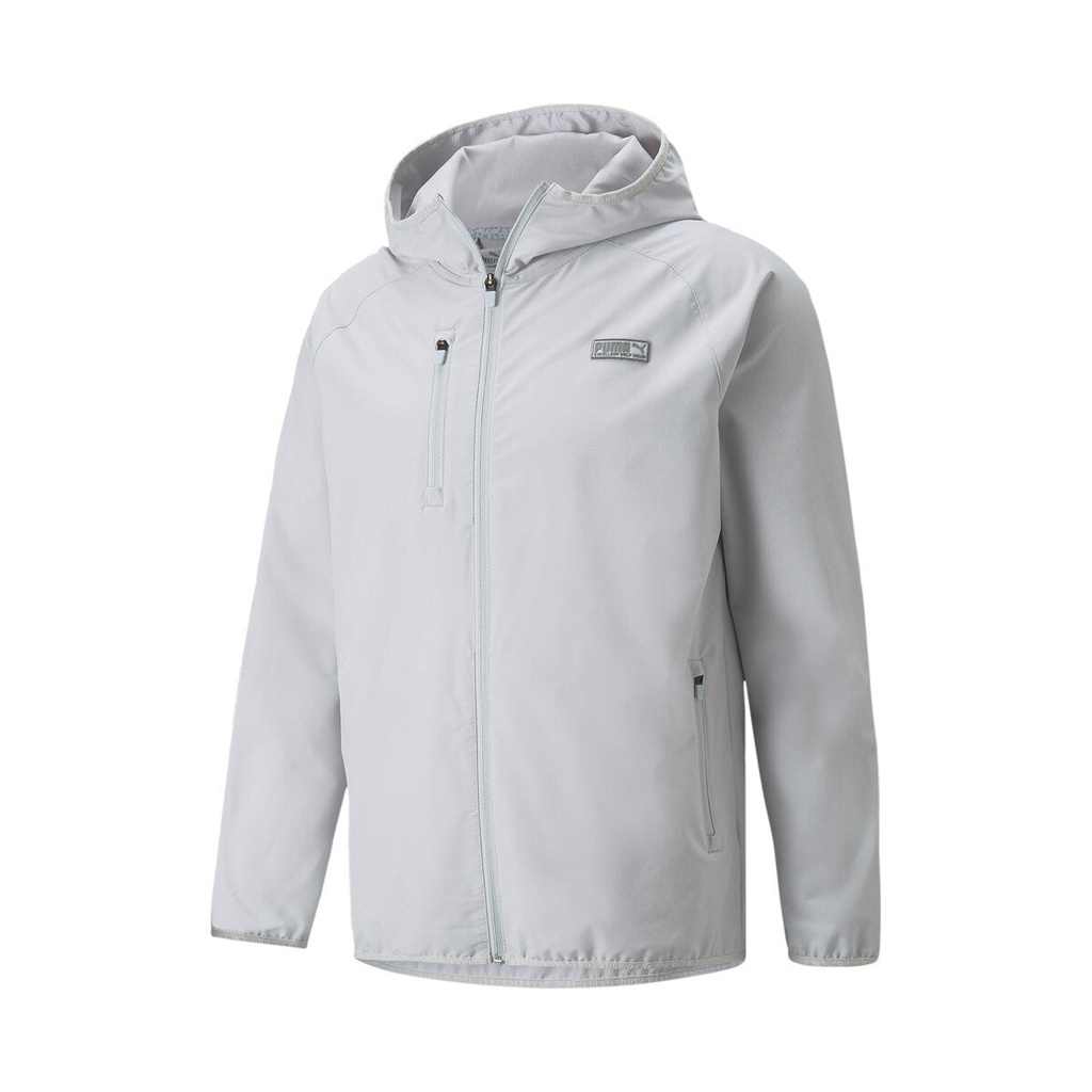 [53114904-XS] MENS PUMA EGW HOODED HIGH RISE JACKET - HEATHER