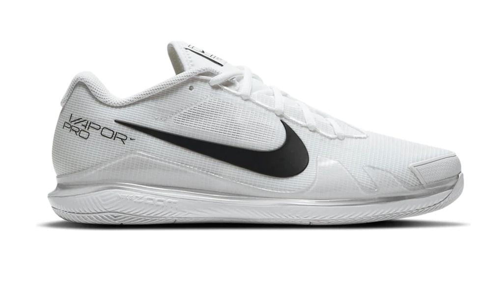 [78402362] JUNIOR NIKE VAPOR PRO TENNIS SHOES - WHITE-BLACK (UK4)