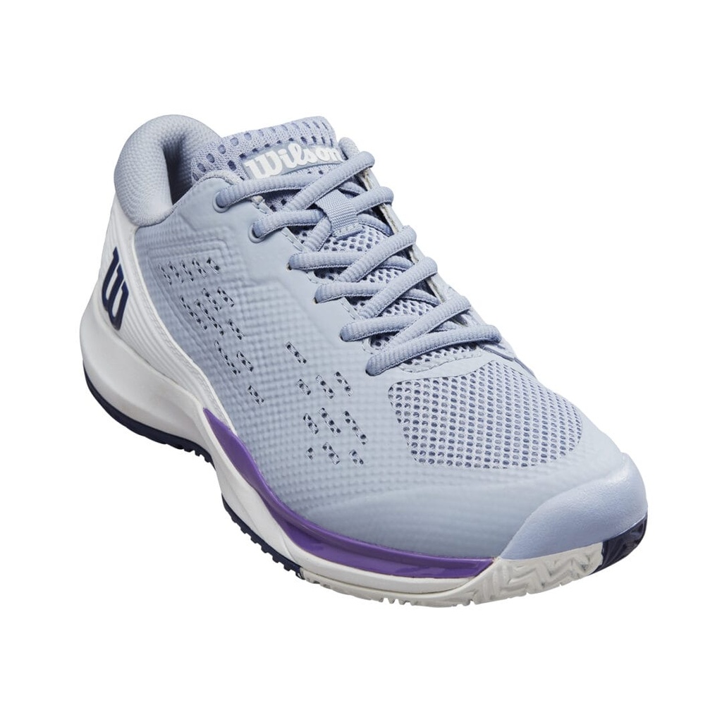 [WRS330820E050] Wilson Ladies Footwear | Rush Pro Ace Eventide - White - Lilac (UK5)