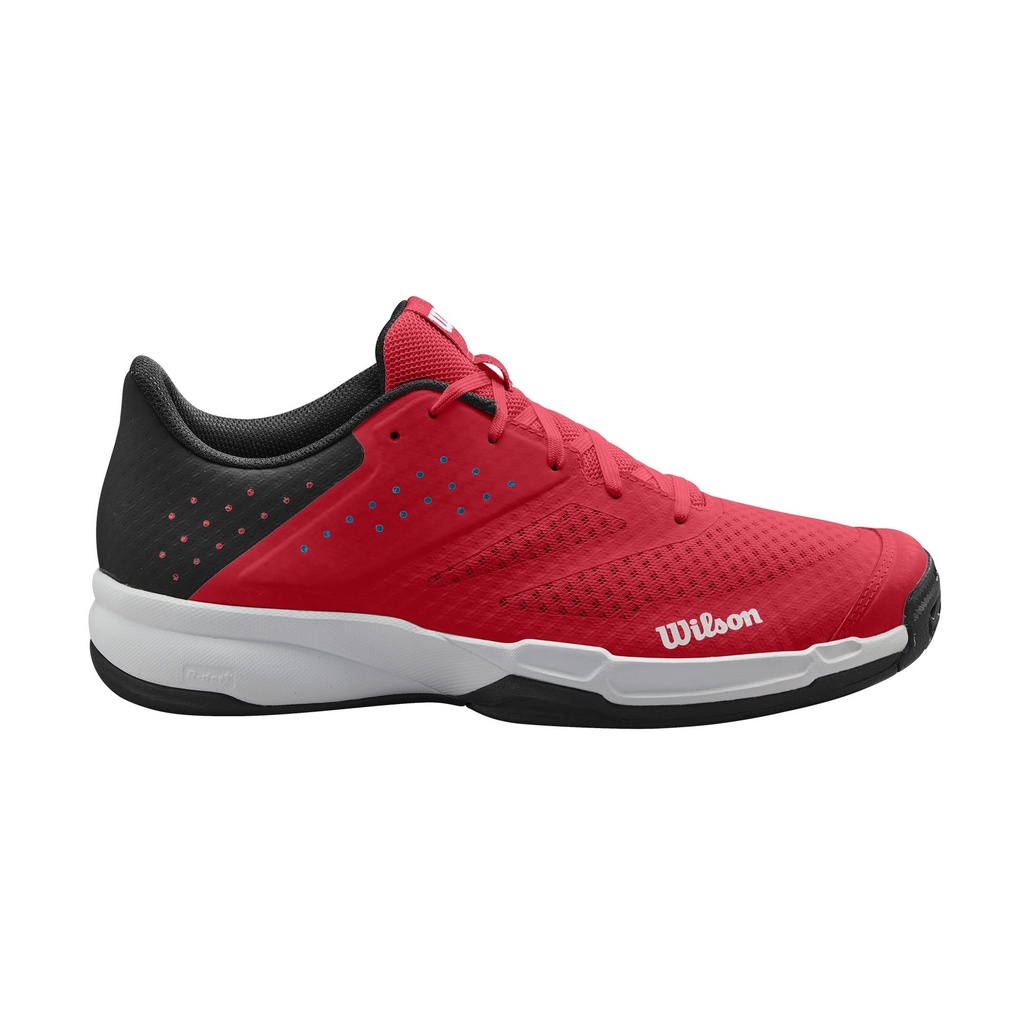 [WRS329760E090] Wilson Mens Footwear | Kaos Stroke 2.0 Rd - Wh - Bk (UK9)