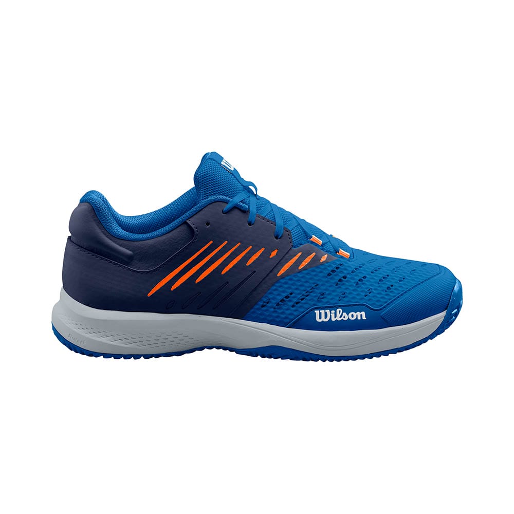 [WRS328750E100] Wilson Mens Footwear | Kaos Comp 3.0 Classic Blue - Peacoat - Orange (UK10)