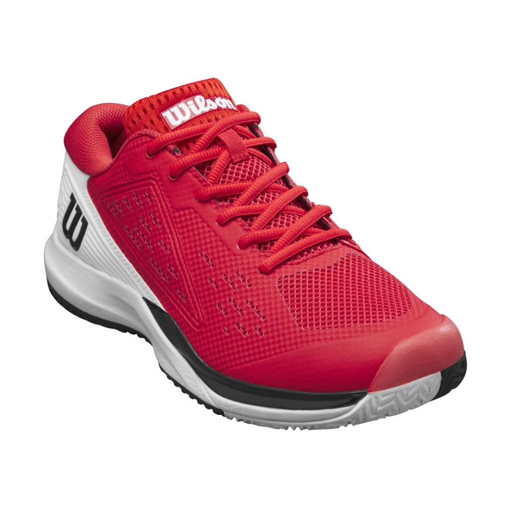 [WRS335370E070] Wilson Mens Footwear | Rush Pro Ace Red - White - Black (UK7)