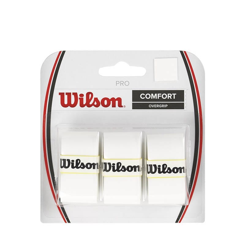 [RG002] Wilson Grips | Regular Grips | Pro Overgrips 3 Pack White RG002