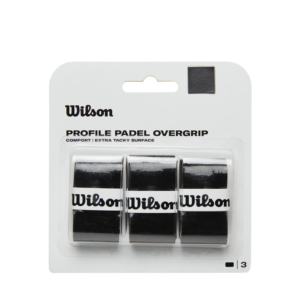 [RG019] Wilson Grips | Regular Grips | Profile Padel Overgrips Black RG019